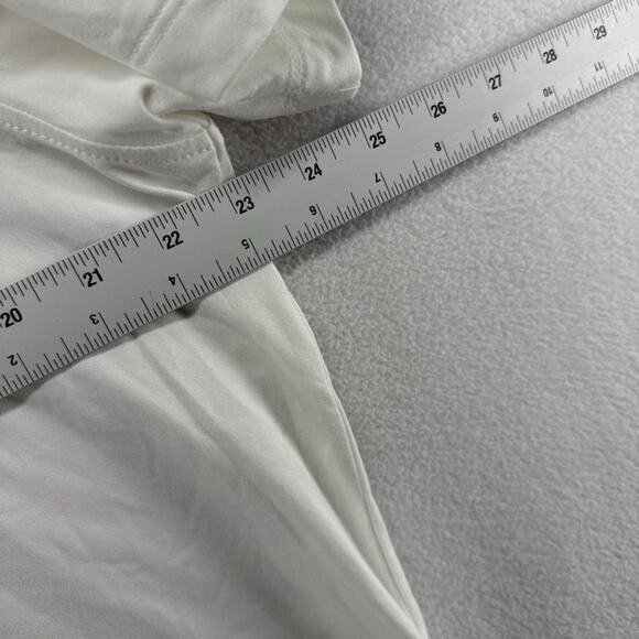 J Crew Performance Polo Men's XL White Stretch Golf Tech Office Casual Solid NEW - Picture 4 of 8